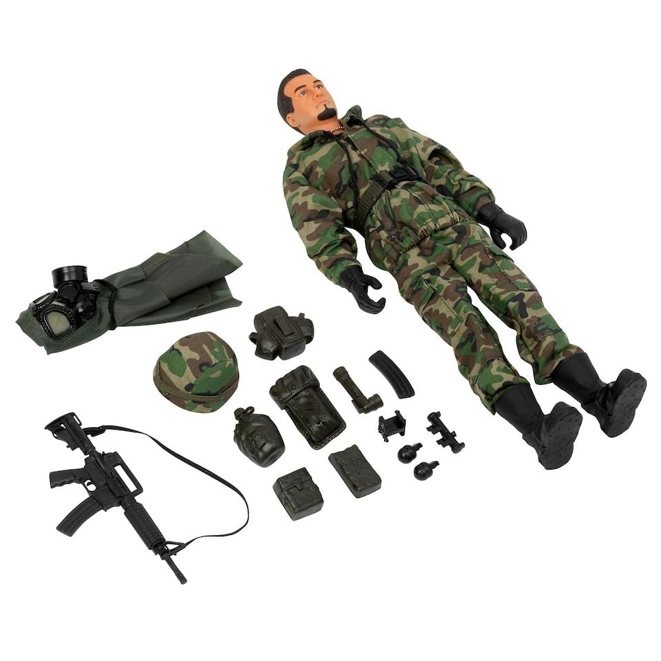 image 1 of 12" Marine (NBC specialist) Action Figure & Accessories - World Peacekeepers - 74713