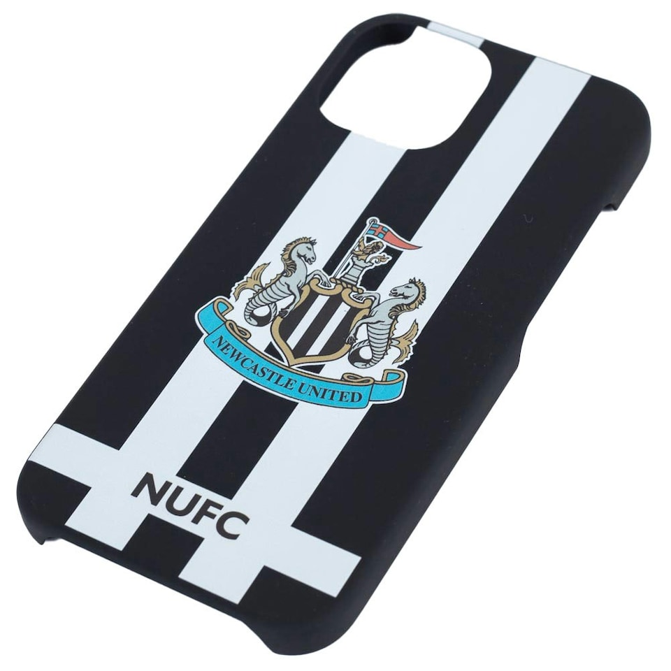 image 1 of Newcastle United FC Striped Phone Case - Black/White/Blue - One Size
