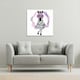 image 2 of Pink Zebra (Canvas Print) 114 x 114 x 4cm
