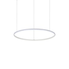 Hulahoop LED Decorative Round Integrated Pendant Light White, 3000K