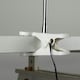 image 3 of ValueLights Adjustable Single Gloss White And Chrome Clamp Clip On LED Desk Spotlight Table Light