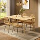 image 2 of VonHaus Richmond Rattan Set of 2 Dining Chairs