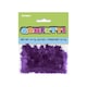 image 2 of Unique Party Paper Stars Confetti - Purple - One Size