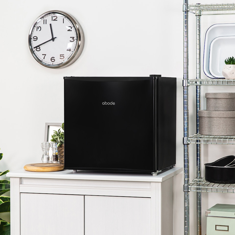 image 1 of Abode Mini Fridge Table Top 43 Litre Ice Box Black ATTF0E1B