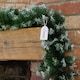 image 5 of Samuel Alexander 270cm (9ft) x 25cm Snow Tipped Green Christmas Garland Decoration Xmas garlands Decoration for Stairs, Fireplaces, Wall Door Home Decorations
