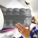 image 5 of Flight Knight Bubble Suitcase - Ryanair easyJet Jet2 Approved - 8 Wheel Carry Cabin Hardcase 55x35x20cm Grey | Charcoal | Cabin Bag