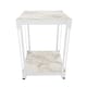image 1 of Decorotika Zenas 40 cm Square Side End Table with Metal Frame