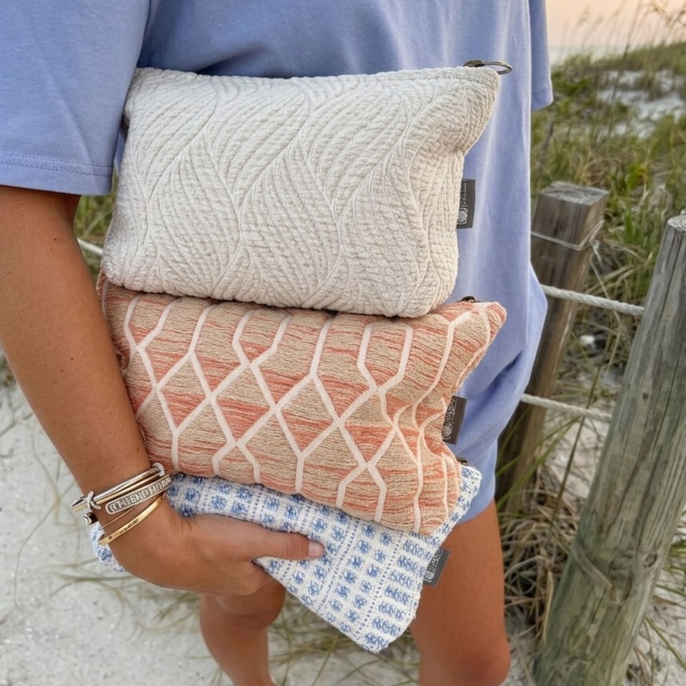 image 1 of Serenityy Nomad Sari Toiletry Bag - Hippie Knot