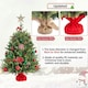 image 6 of Yaheetech 91cm Tabletop Christmas Tree with Cement Base Green