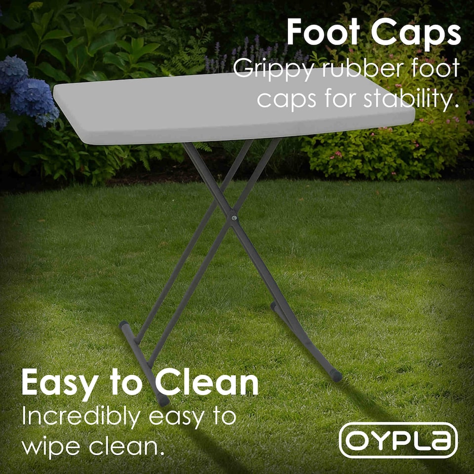 image 1 of 2.5ft 76cm Folding Heavy Duty Outdoor Trestle Party Garden Table