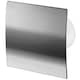 image 1 of 100mm Humidity Sensor Extractor Fan Inox Front Panel ESCUDO Wall Ceiling Ventilation
