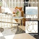 image 4 of Outsunny Nesting Tables Set of 2, Marble Effect Side Tables Multi | Multicoloured