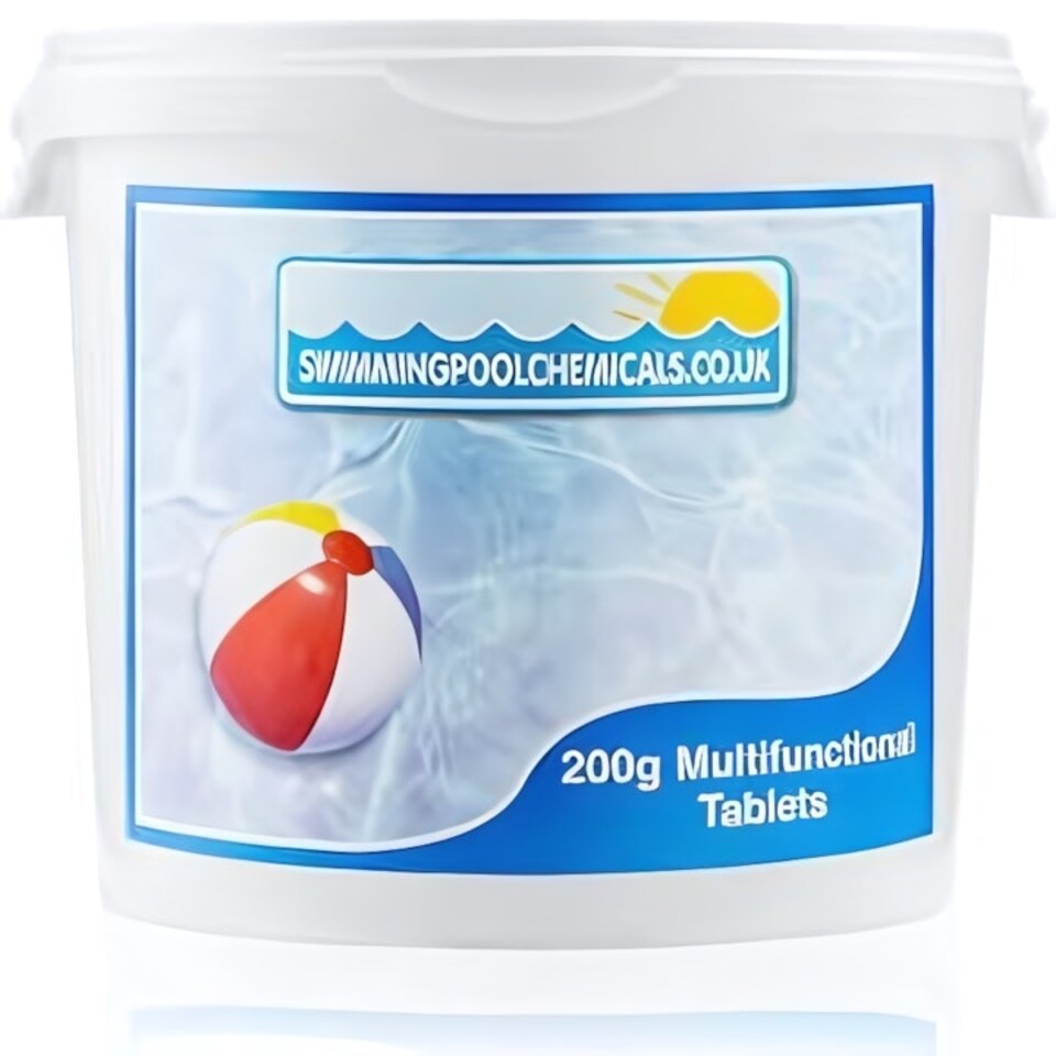 image 1 of 200g Multifunctional Chlorine Tablets - Swimming Pool Chemicals - 5kg