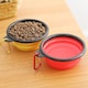 image 4 of Collapsible Silicone Bowl for Dogs - 350ml - Blue