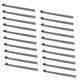 image 1 of Trailer Tailgate Strap Hinge Self Colour 12.5mm Pin Weld On 460mm Long 20pc Grey