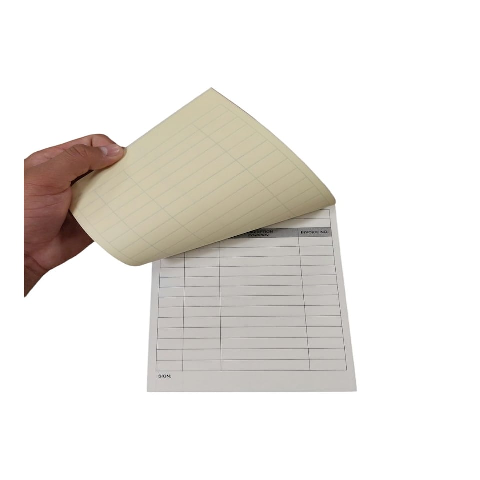 image 1 of A5 50 Sheets Non-Carbon Required Returns Note Book