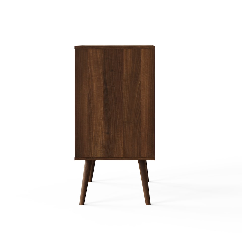 image 1 of Jaxon Compact Vinyl Turntable Stand | Brown | Walnut
