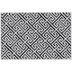 image 1 of Outsunny 182x274cm Reversible Outdoor Rug Portable Plastic Straw RV Camping Mat Black | Black