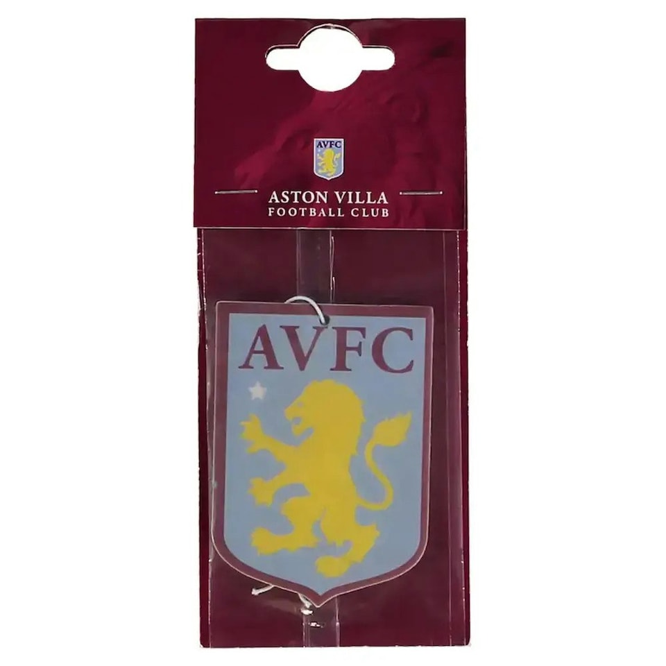image 1 of Aston Villa FC Crest Air Freshener - Claret Red/Yellow/Blue - One Size