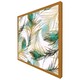 image 4 of Imprints peacock feathers (Picutre Frame) Black | XS