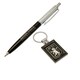 image 1 of Aston Villa FC Keyring Set - Black/Steel - One Size