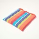 image 1 of Homescapes Seat Pad Luxury 100% Cotton Stripe Indoor Outdoor Garden Dining Cushion Multi | 40 x 40 cm