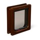 image 10 of Cat Mate Lockable Cat Flap with Door Liner to 50mm Brown (2 inches) (234B)