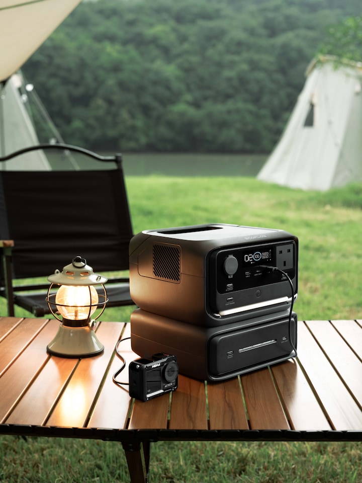 image 1 of EcoFlow River 3 Max portable power station with 576wh capacity & 1200w max power output