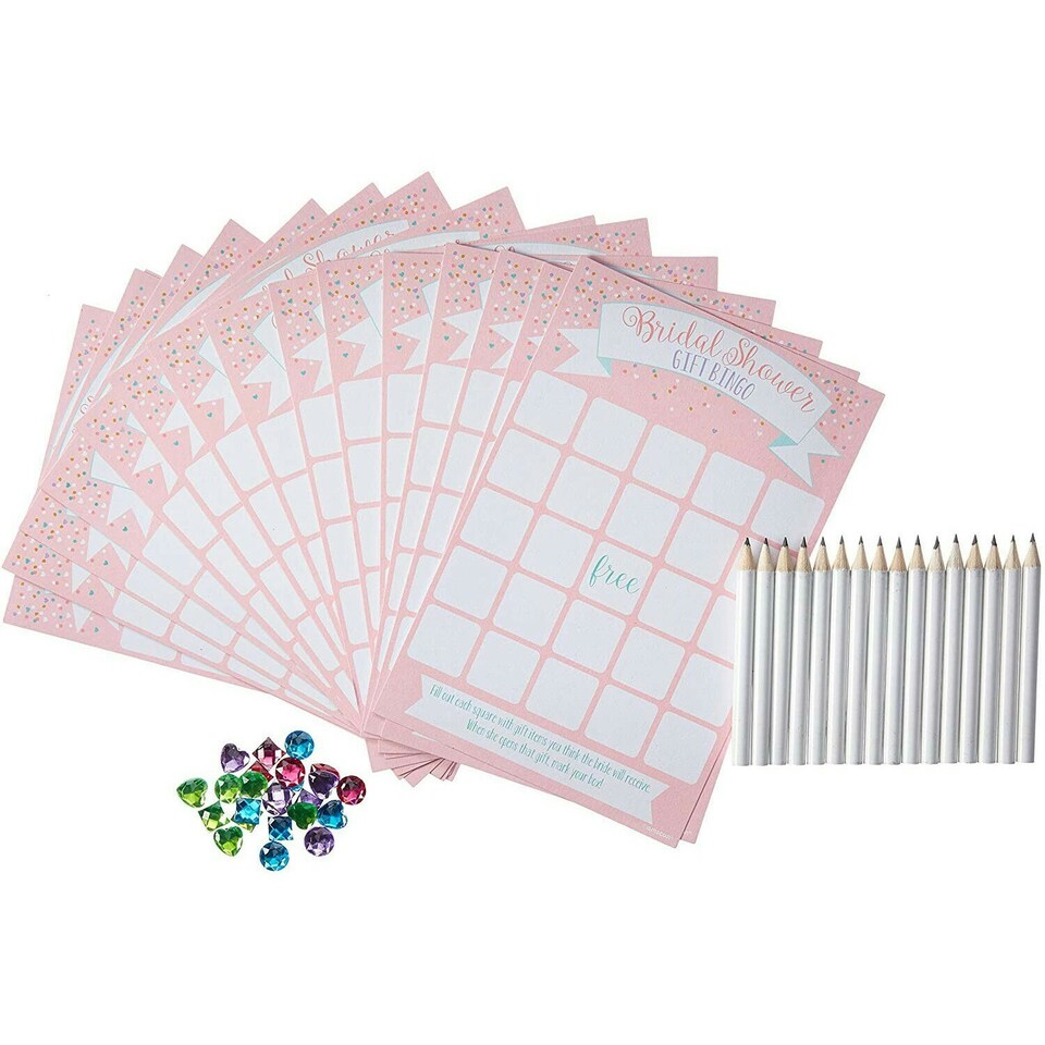 Amscan Bridal Shower Bingo - Multicoloured - One Size