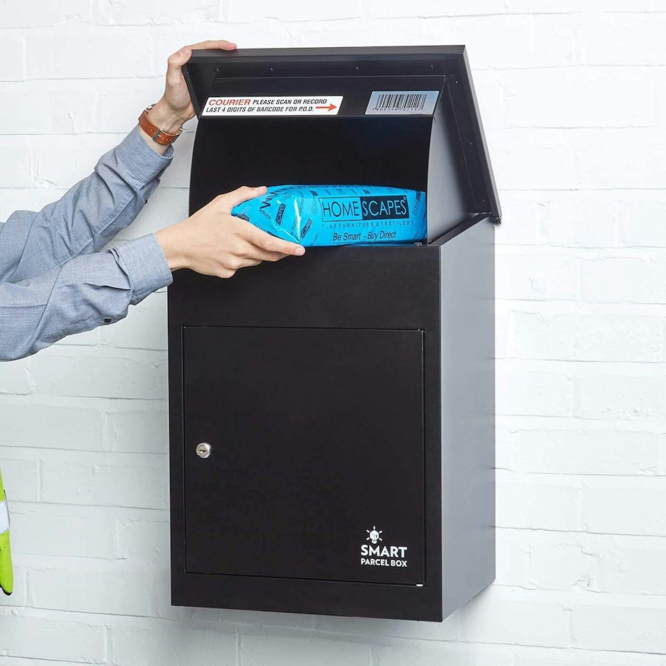 image 1 of SMART PARCEL BOX® Medium Front Access Black Black