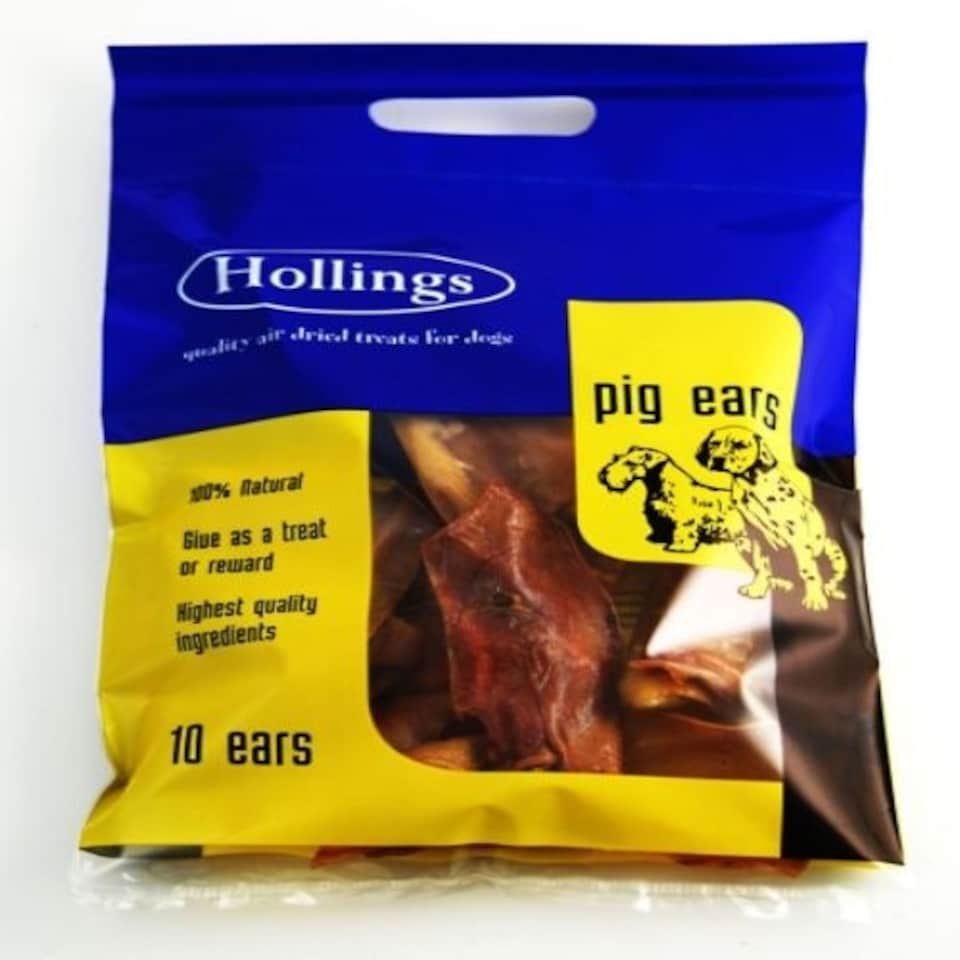 Hollings Pigs Ears Carrier Bag 10pack (Pack of 5)