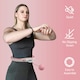 image 6 of SPORTNOW Smart Weighted Hula Hoop with 16 Detachable Knots, Pink
