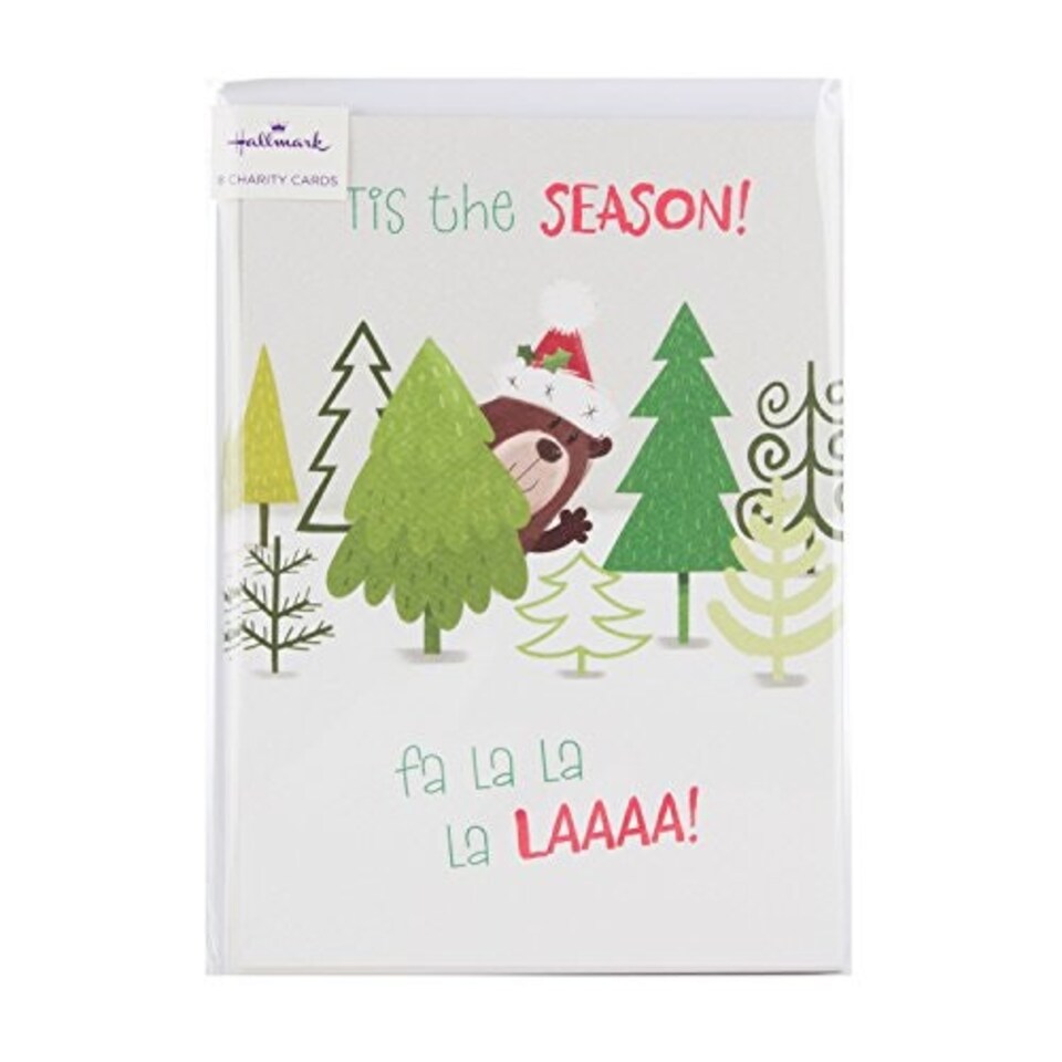 image 1 of Hallmark Christmas Charity Card Pack "Tis The Season" - Pack of 8