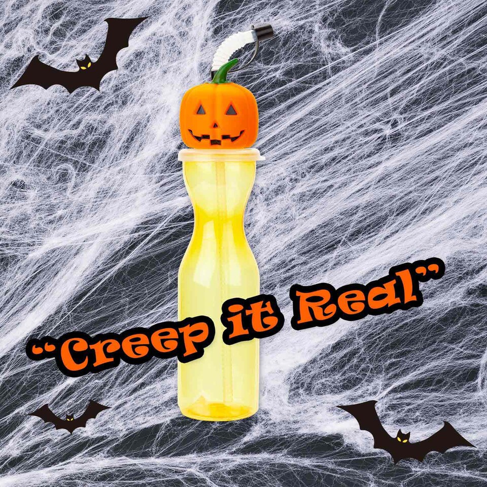 image 1 of vfm-estore Halloween Bottle 500ml Pumpkin - Spooky Drink Bottle for Parties