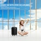 image 7 of 55x35x20cm Carry On Cabin Hard Shell Suitcase - 100+ Airlines Approved Including EasyJet (Paid), British Airways, Ryanair (Priority), TUI Purple | Burgundy | Cabin Bag