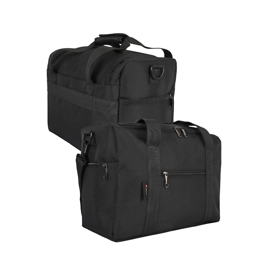 image 1 of Cabin Travel Bag 40x30x20cm Lightweight Duffel with Shoulder Strap and Pocket