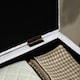 image 8 of HOMCOM Linen Storage Ottoman Storage Box Footstool with Rubberwood Legs Cream