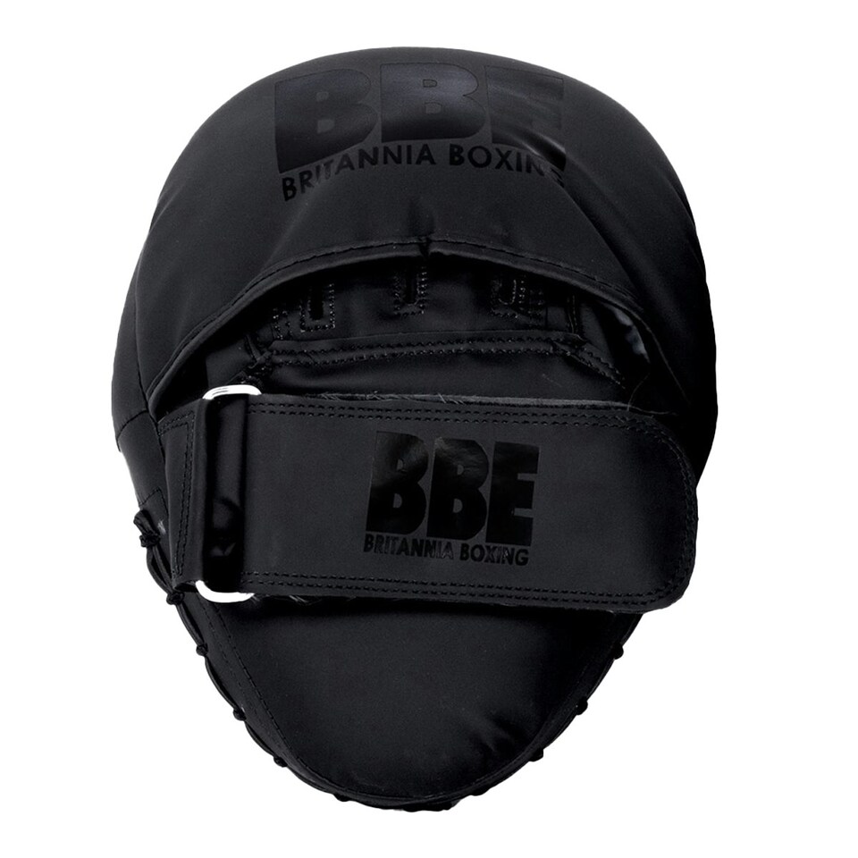 image 1 of BBE Curved Hook & Jab Pads - Black - One Size