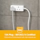 image 6 of GEEPAS 2 Gang Extension Lead, 1M Cable