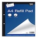 image 2 of Just Stationery 100 Sheet A4 Refill Pad
