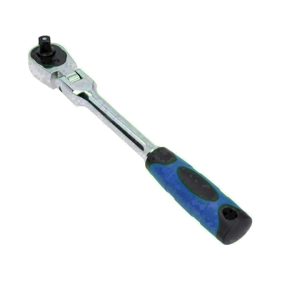 image 1 of 3/8" Drive Flexible Ratchet Socket Driver Flexi Head 72 Teeth Quick Release
