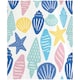 image 2 of Home & Living Childrens/Kids Shell Hooded Towel - Blue/White/Yellow - 1.5-3 Years | Blue