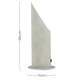 image 7 of ValueLights Cement Stone Effect Metal Table Floor Standing Uplighter Lamp | Grey