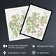 image 2 of Wild Rose Flower Vintage Floral Wall Art Print Verneuil 18x24"