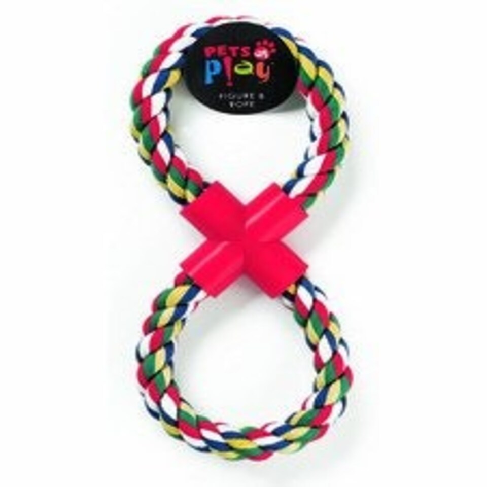 image 1 of Pets Play Figure 8 Rope or Rope with Ball
