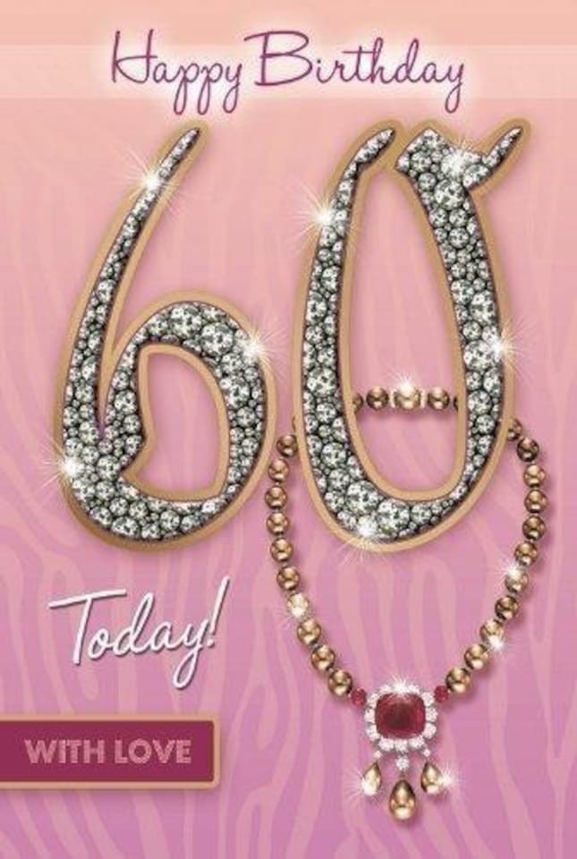 image 1 of Xpress Yourself Open Female 60 Today! Medium Sized Style Birthday Card