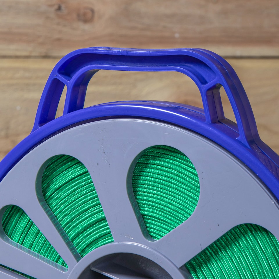 image 1 of Green Blade Flat Hose with Spray Gun - 15m - Green