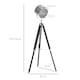 image 7 of HOMCOM Industrial Style Adjustable Tripod Floor Lamp, Searchlight Reading Lamp