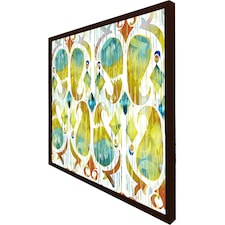 Ikat vibrant (Picutre Frame) Brown | XL