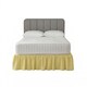 image 1 of Base Valance Polycotton Sheet for Divan Beds Easy Care Bed Base Cover | Yellow | Lemon | Double